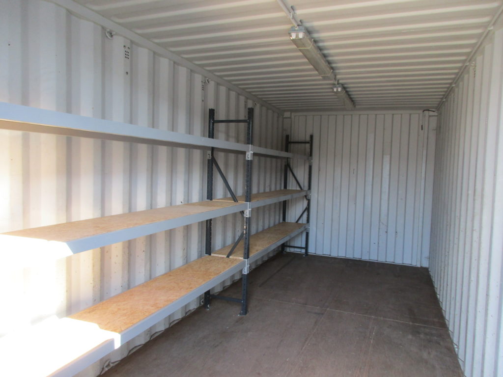 Secontainer 20´ Seecontainer inkl. Regal & E-Paket - BHL